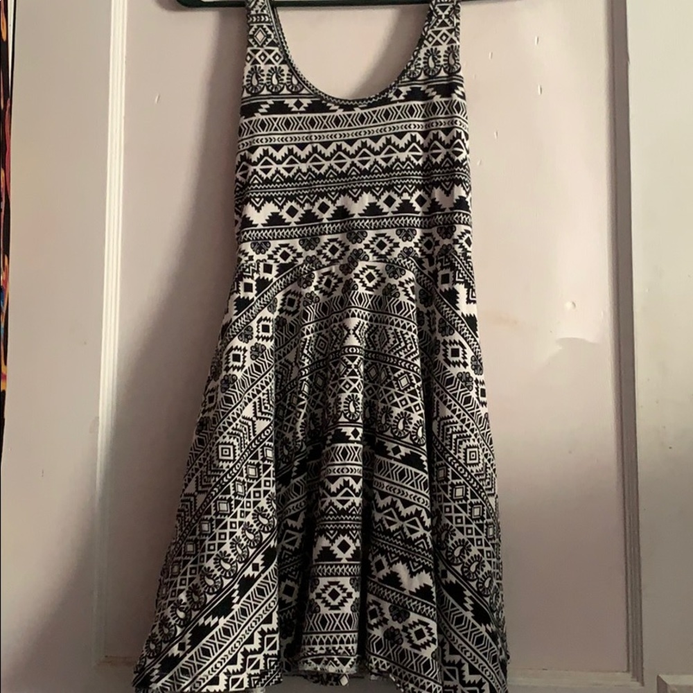 Tribal Print Casual Dress